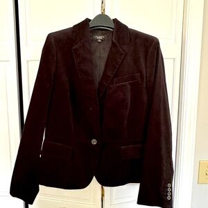 Talbots black velvet blazer - Size 16